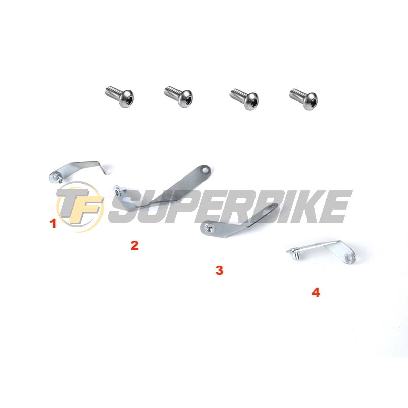 Quilla fibra de vidrio v2 Honda CB600F Hornet 1998-2006 con kit montaje