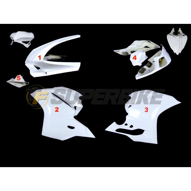 Carenado de fibra Ducati Panigale 959 / 1299 asiento original