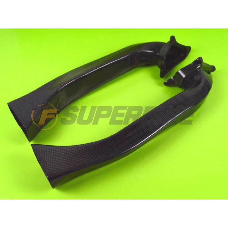 Tobera derecha fibra de vidrio Ducati 848 / 1098 / 1198