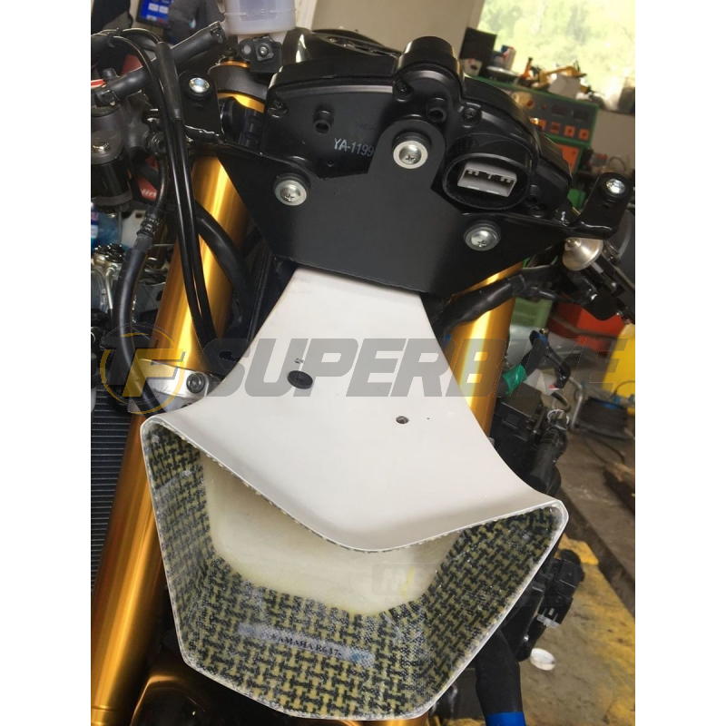 Ram air fibra de vidrio v2 SSP Yamaha R6 2017-2025