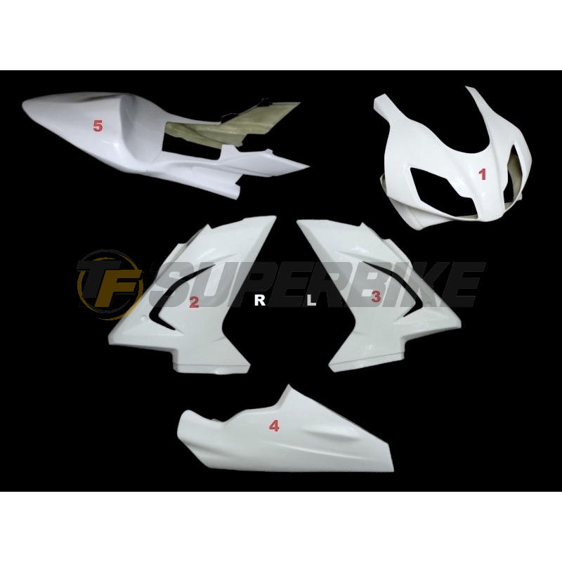 Carenado de fibra Street Aprilia RS 125 SP 2006-2013