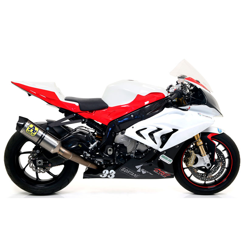 Sistema completo Competition BMW S1000RR 2015-2018 con DB-Killer fondo carbono