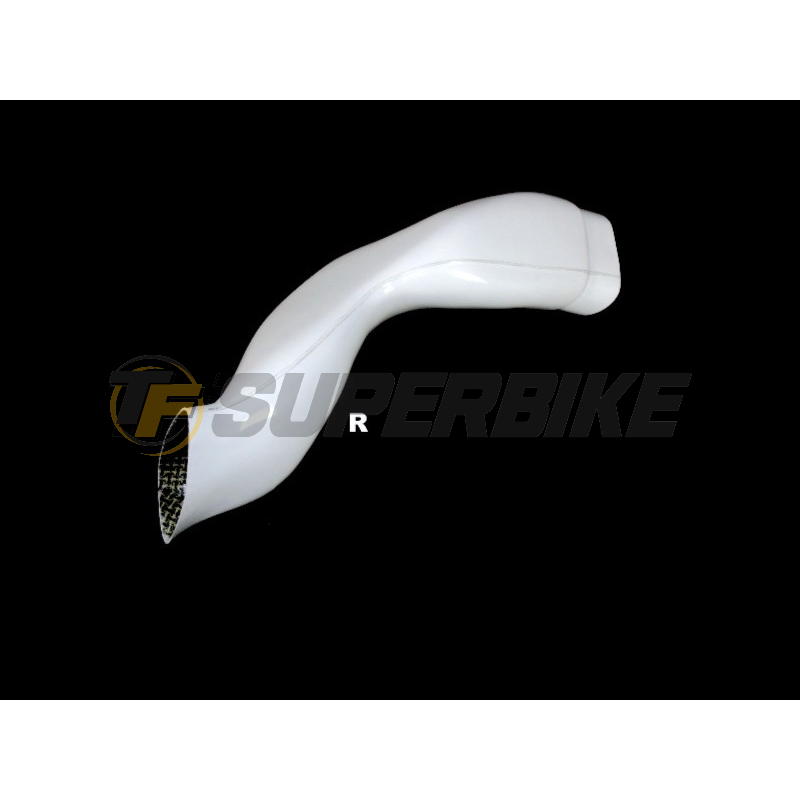 Tobera derecha fibra de vidrio Suzuki GSX-R 1000 2007-2008