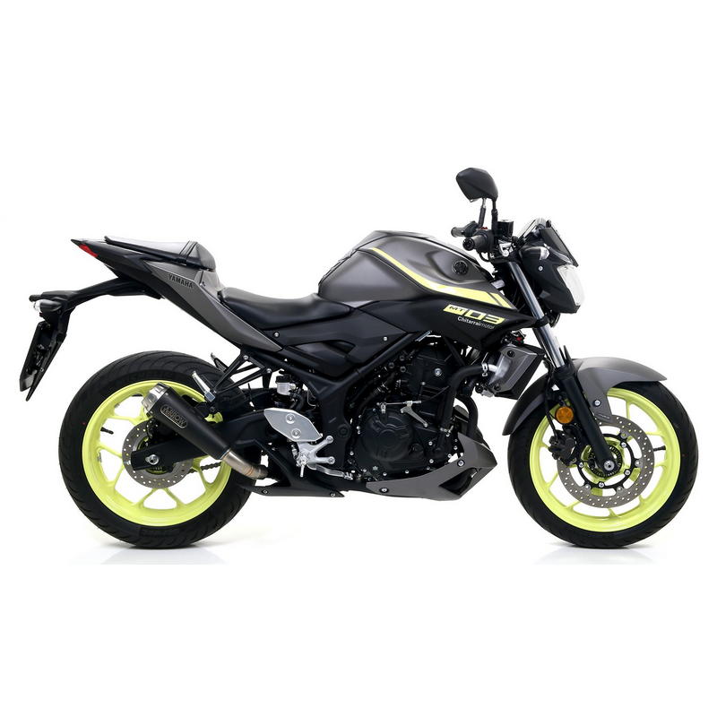 Escape Pro-Race Nichrom Dark Yamaha R3 / MT-03 / R25