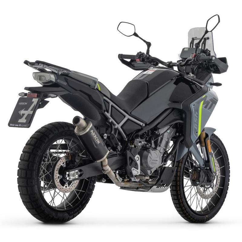 Escape Indy Race EVO aluminio Dark CF MOTO 450 MT 2025
