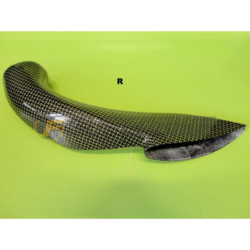 Tobera derecha fibra de vidrio Aprilia RSV4 2015-2020