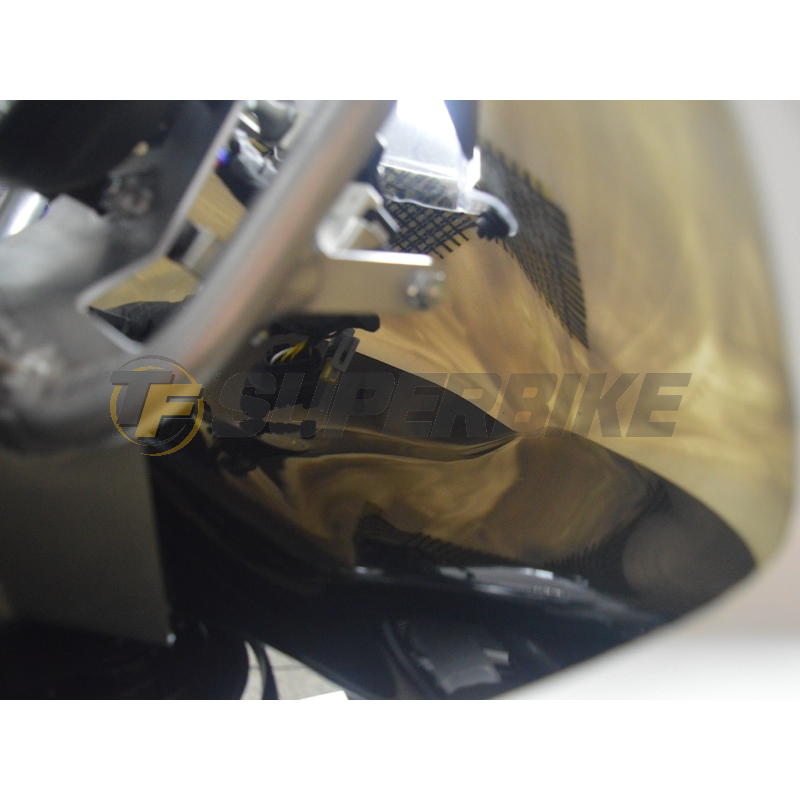 Araña duraluminio Racing plata Ducati Panigale V2 2020-2024 con ram air Motoforza