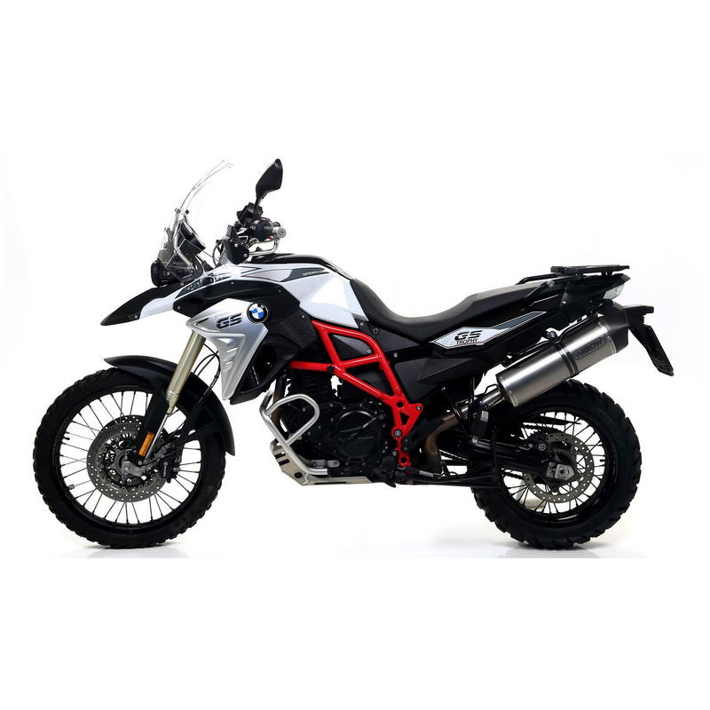 Escape Maxi Race-Tech homologado titanio fondo carbono BMW F650GS / F800GS / Adventure