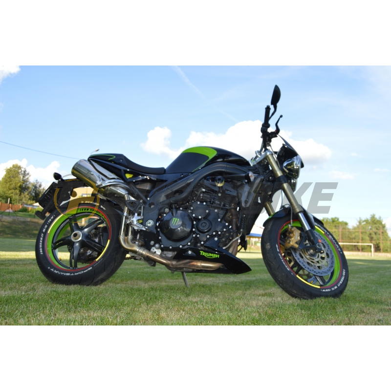 Quilla fibra Triumph Speed Triple 1050 2005-2010 con kit de montaje