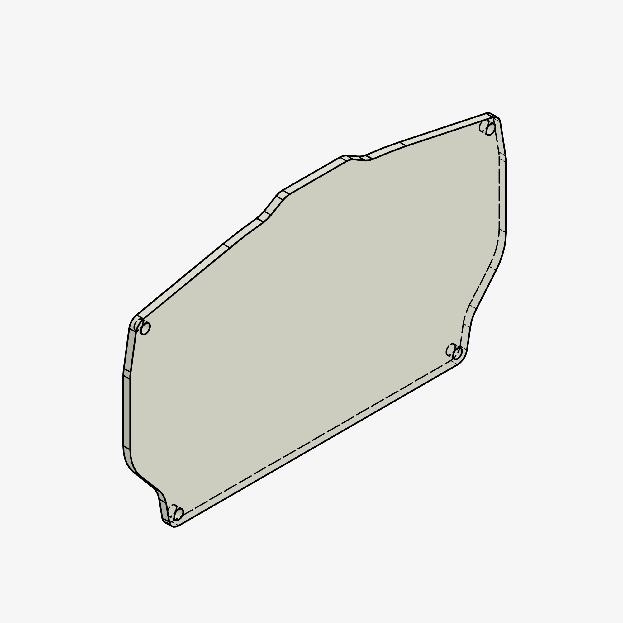 Metacrilato recambio para protector cuadro Ducati Panigale V2 / Streetfighter V2 2020-2024