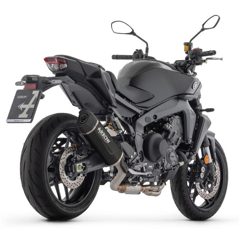 Sistema completo homologado Yamaha MT-09 / SP 2024- (35Kw) con escape Indy Race EVO aluminio Dark