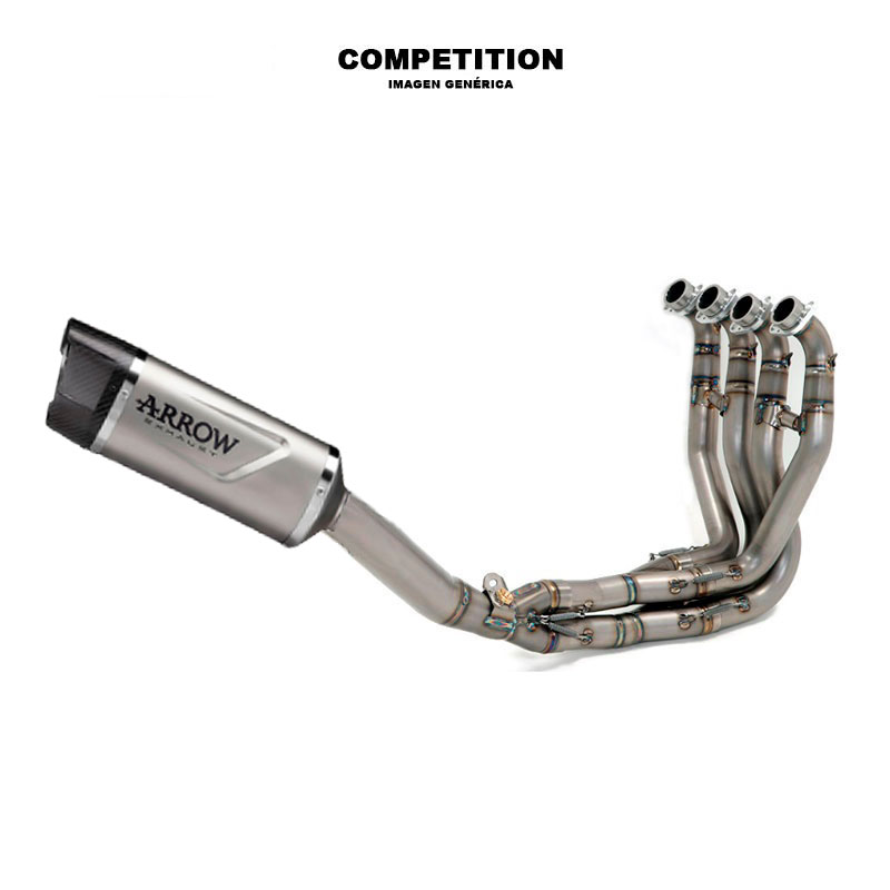 Sistema completo Honda CB650R / CBR650R 2024- homologado con escape Indy Race EVO aluminio Dark