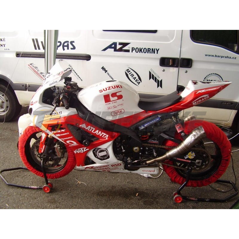 Carenado de fibra Suzuki GSX-R 1000 2007-2008 colín asiento original