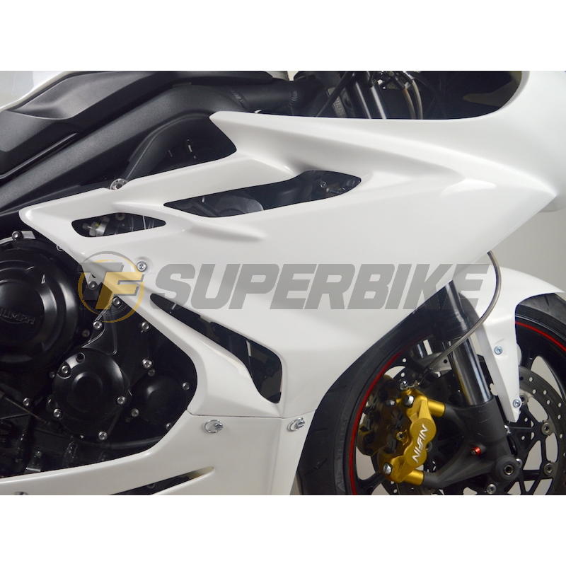 Carenado de fibra Triumph Daytona 675 2013-2017 colín racing