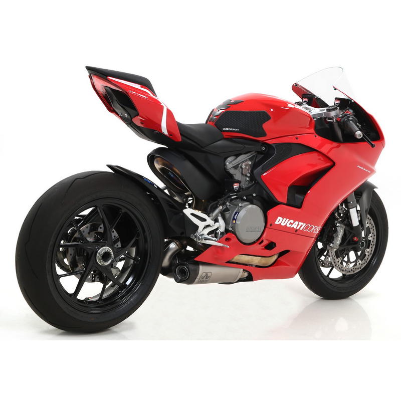Escapes Works titanio fondo carbono Ducati Panigale V2 / Streetfighter V2 2020-2024