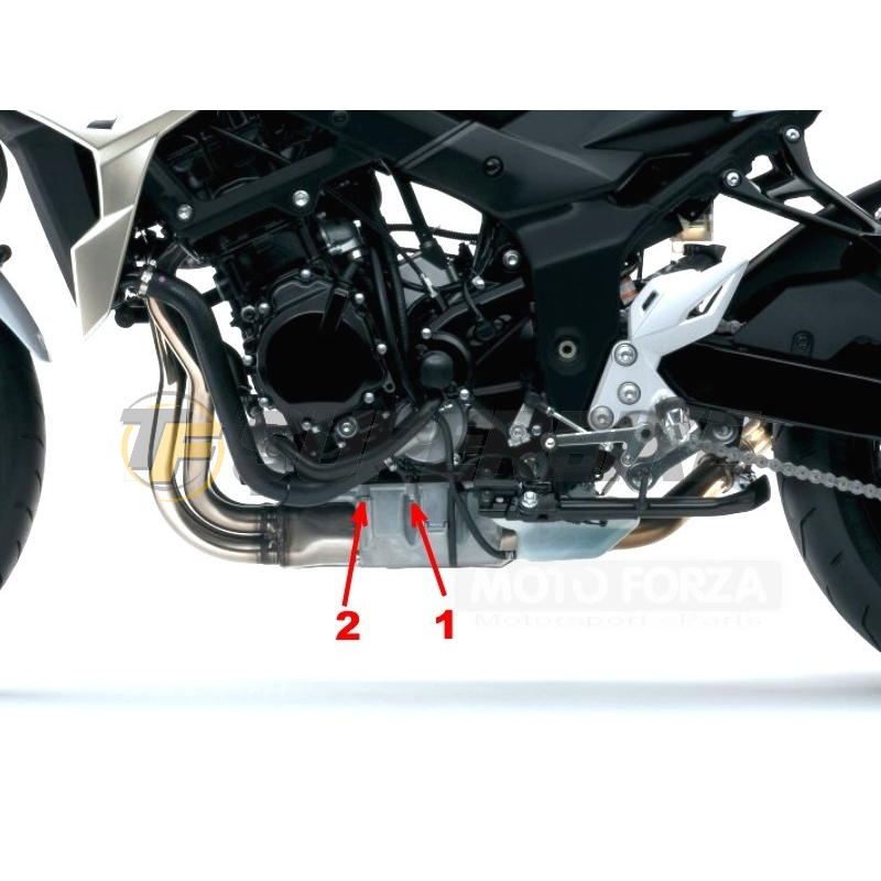 Quilla fibra de vidrio Suzuki GSR 750 con kit de montaje
