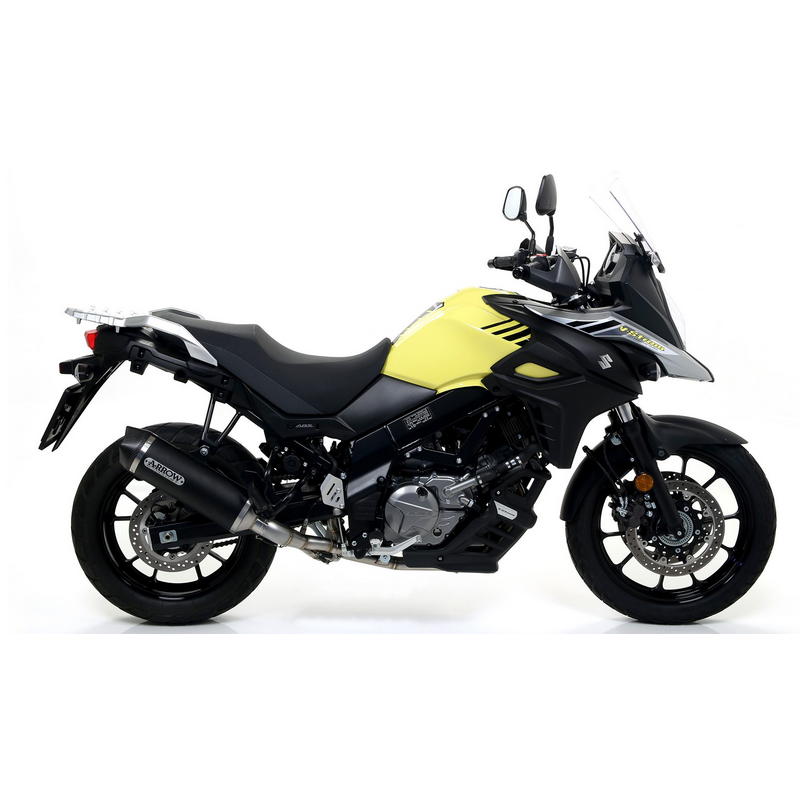 Escape Race-Tech aluminio Dark fondo carbono Suzuki V-Strom 650 2017-2020