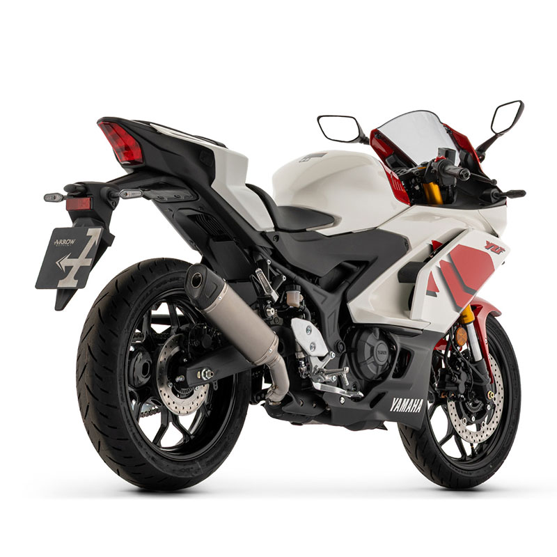 Escape Icon titanio Yamaha YZF-R3 2025-2026