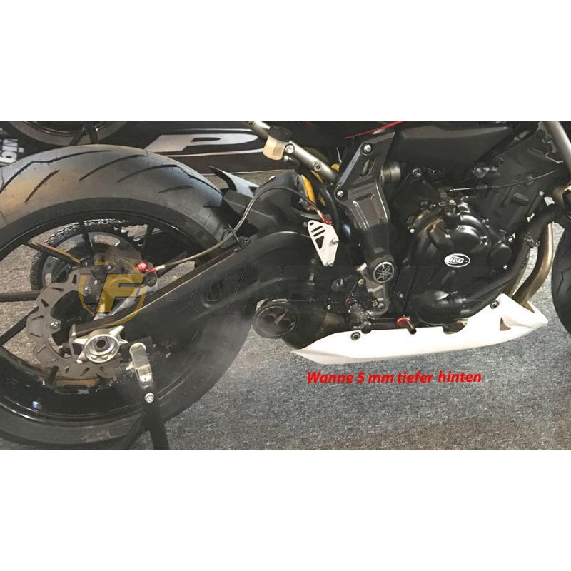 Quilla fibra de vidrio Yamaha MT-07 2014-2021
