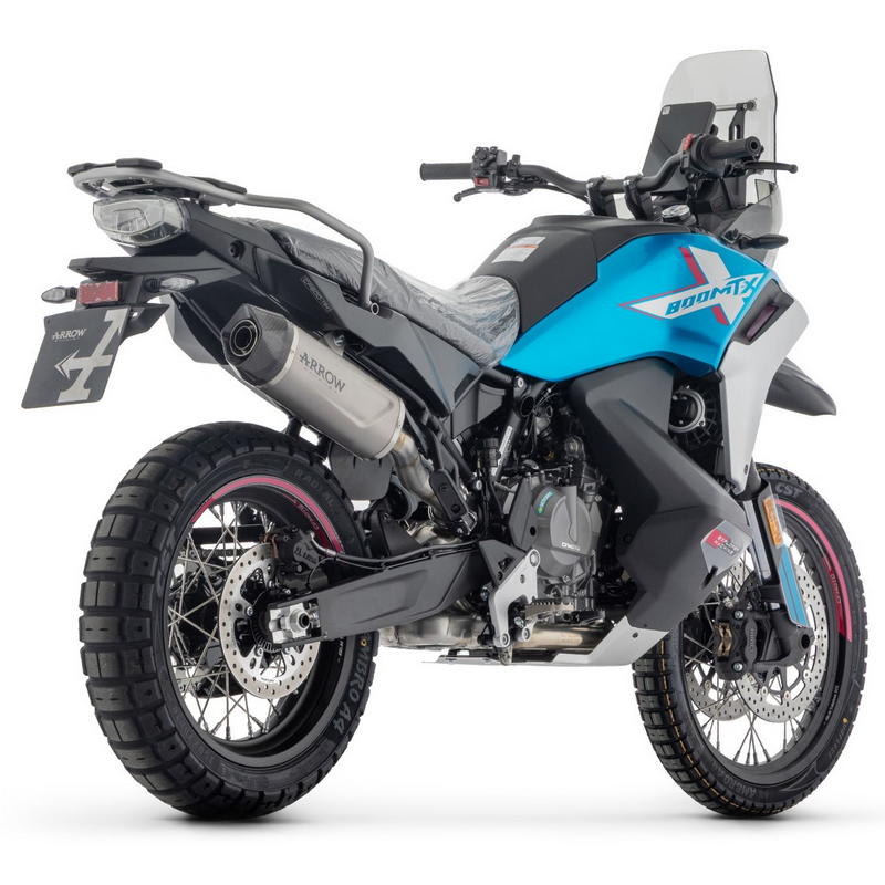 Escape Indy Race Evo titanio CF Moto 800MT-X 2025
