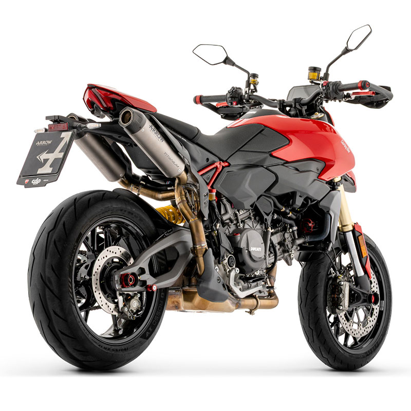 Escapes Round Sil titanio con conector acero Ducati Hypermotard / Hypermotard SP V2 2026