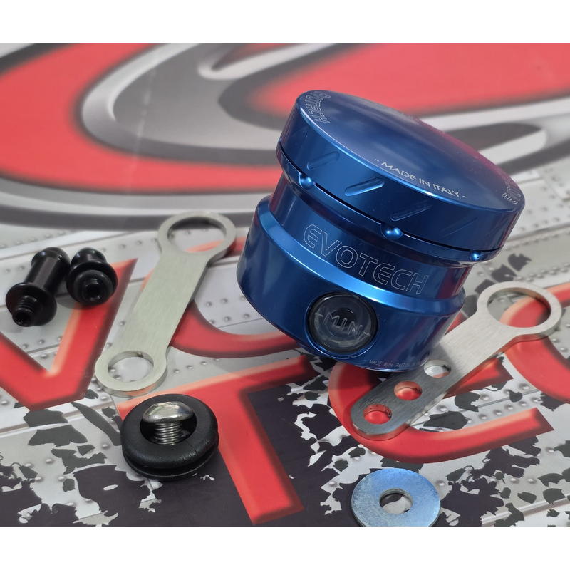 Depósito liquido de freno delantero CNC color azul
