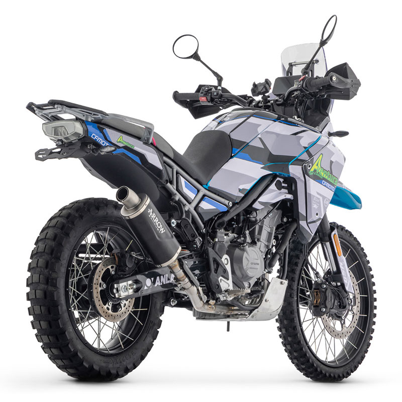 Escape Indy Race Evo aluminio Dark CF Moto 450MT 2024