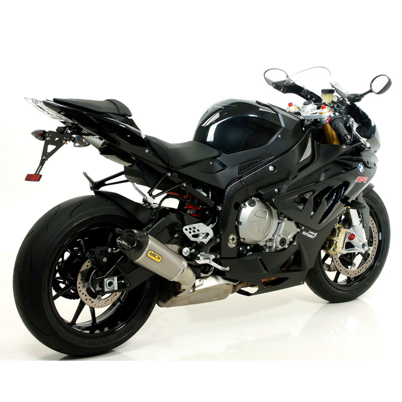 Escape Works homologado BMW S1000RR 2009-2014 / S1000R 2014-2016 titanio fondo carbono para colectores originales