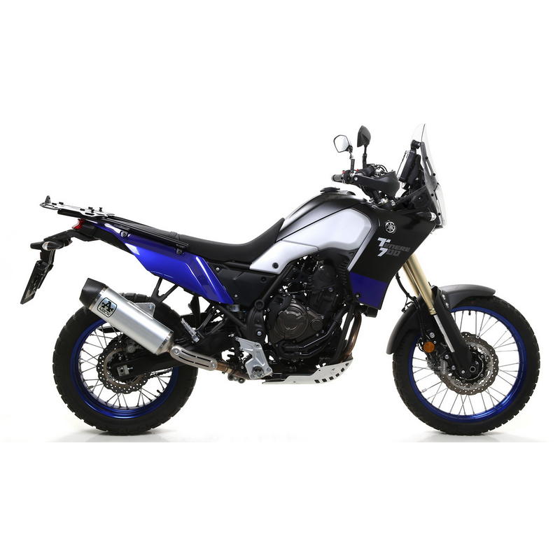 Escape Indy Race aluminio fondo carbono Yamaha Tenere 700 2019-2024