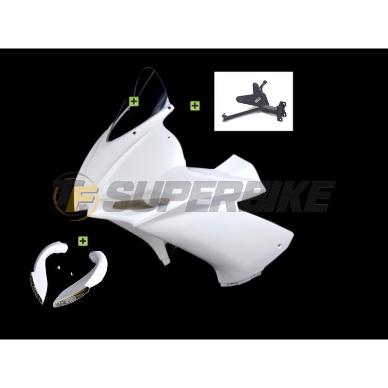 Frontal transformación ECO Aprilia Tuono V4 2011-2020 en Aprilia RSV4 2015-2020