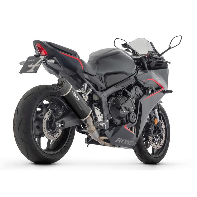 Sistema completo racing Honda CB650R / CBR650R 2024- con escape Indy Race EVO aluminio Dark