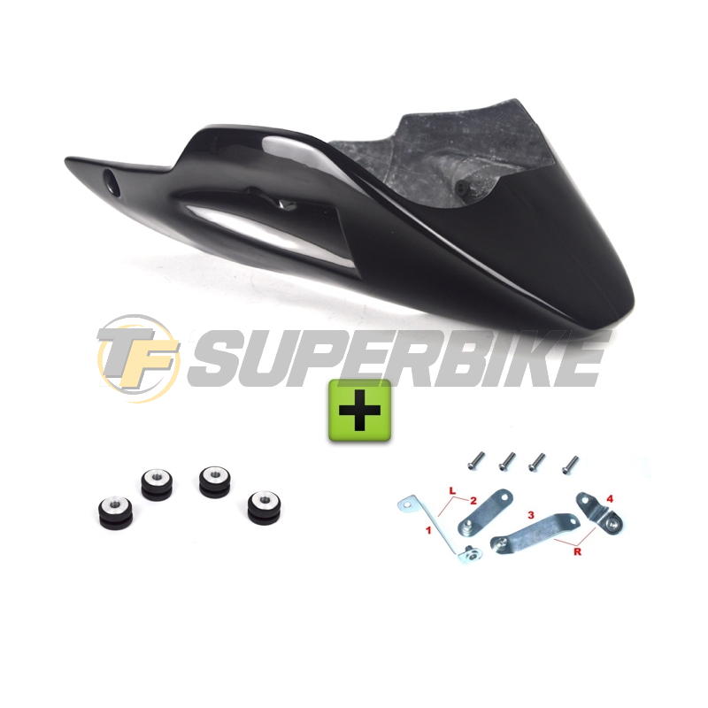 Quilla fibra de vidrio Kawasaki Z1000 2007-2009 con kit de montaje