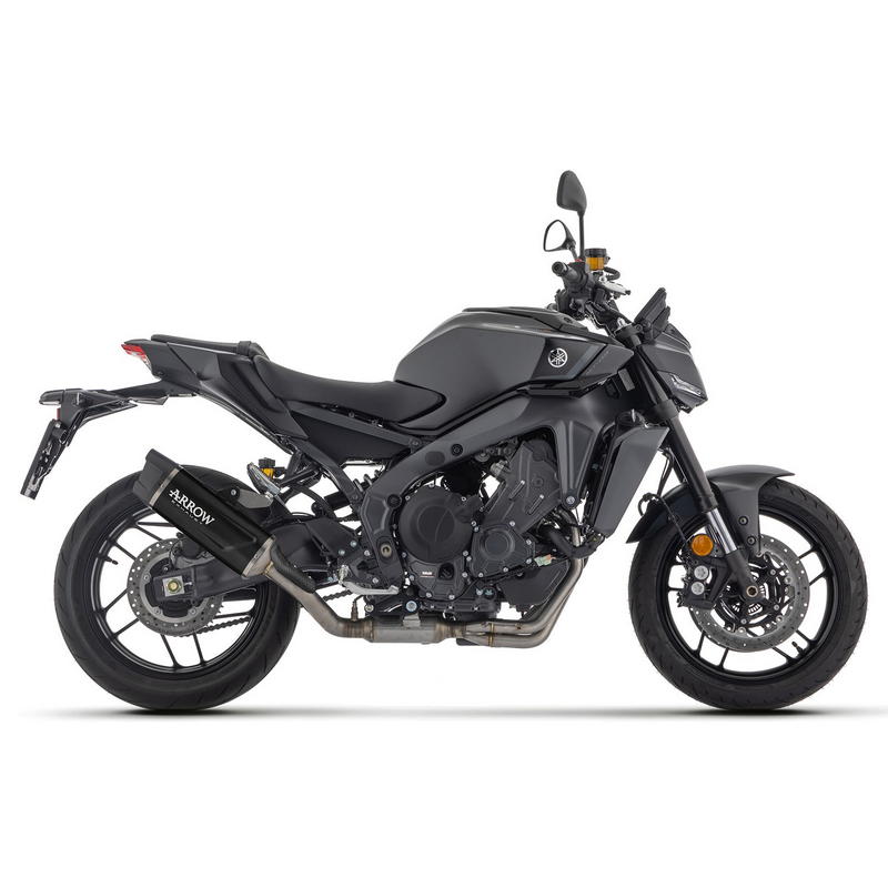 Sistema completo homologado Yamaha MT-09 / SP 2024- (35Kw) con escape Indy Race EVO aluminio Dark