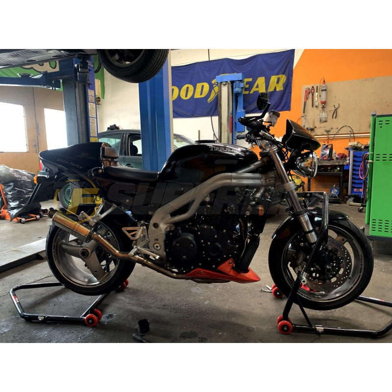 Quilla fibra de vidrio Triumph Speed Triple 955i 2003-2004 con kit de montaje