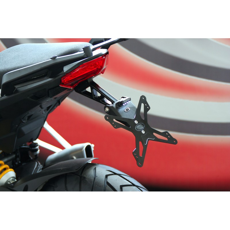Porta matrícula Ducati Multistrada 2010-2014 (con maletas)