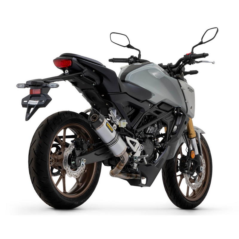 Sistema completo con escape Thunder aluminio Honda CB125R 2021-2024