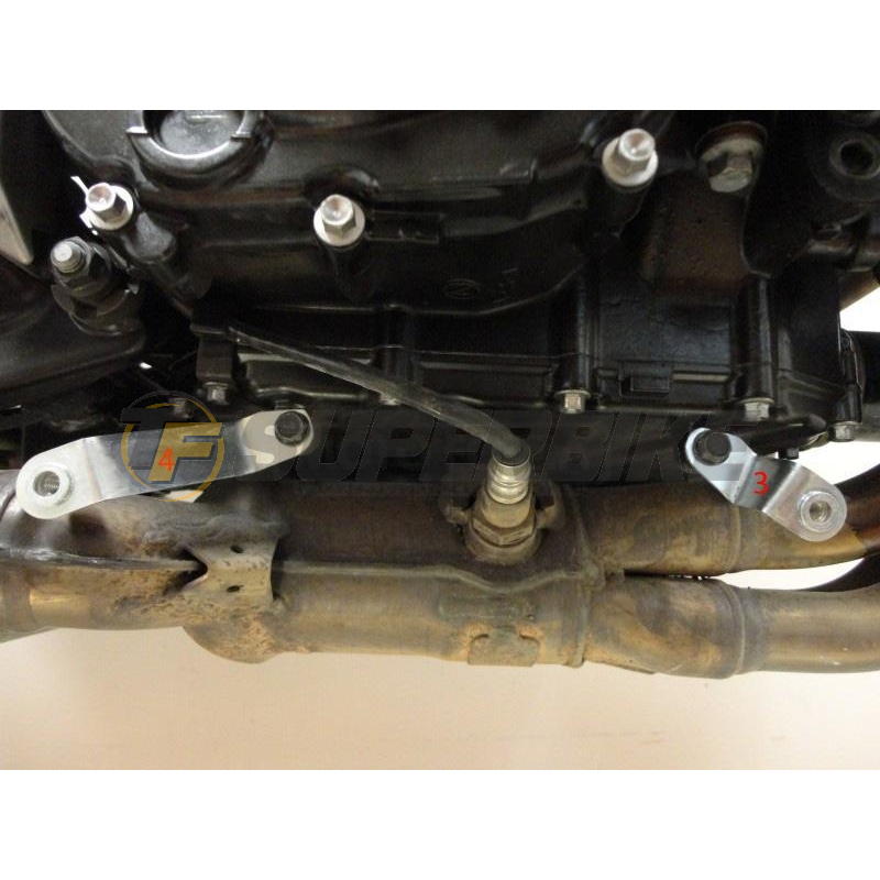 Quilla fibra de vidrio Kawasaki Z750 2007-2014 con kit de montaje