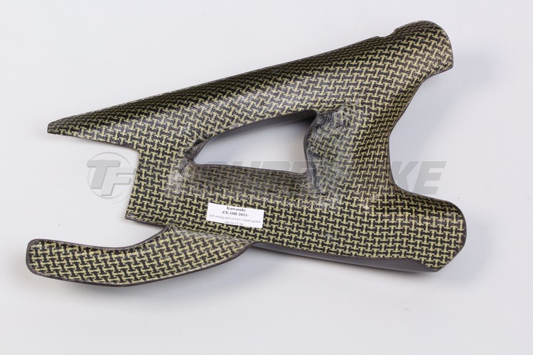 Protector basculante lado izquierdo+chain guard fibra de carbono Kawasaki ZX-10R 2011-2015