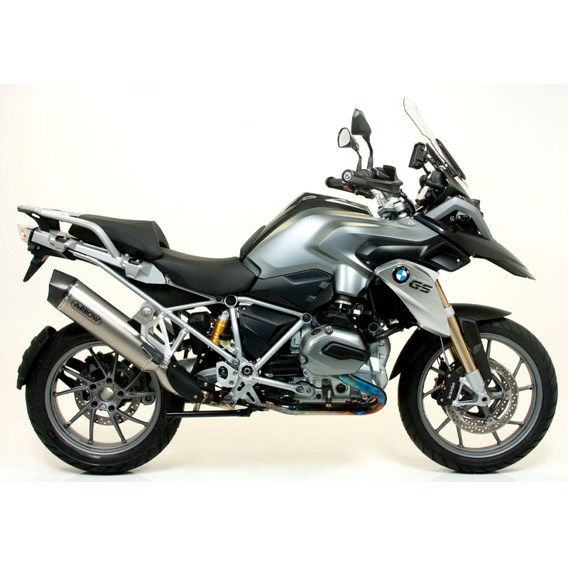 Escape Maxi Race-Tech aluminio fondo carbono BMW R1200GS / R1250GS / Adventure 2013-2024