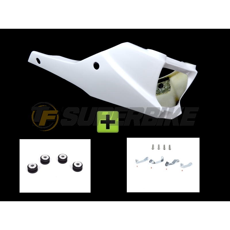Quilla fibra de vidrio v1 Triumph Speed Triple 1050 2011-2015 con kit de montaje
