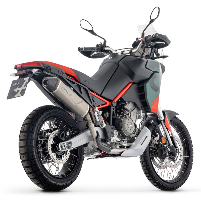 Escape Indy Race Evo titanio Aprilia Tuareg 660 2025