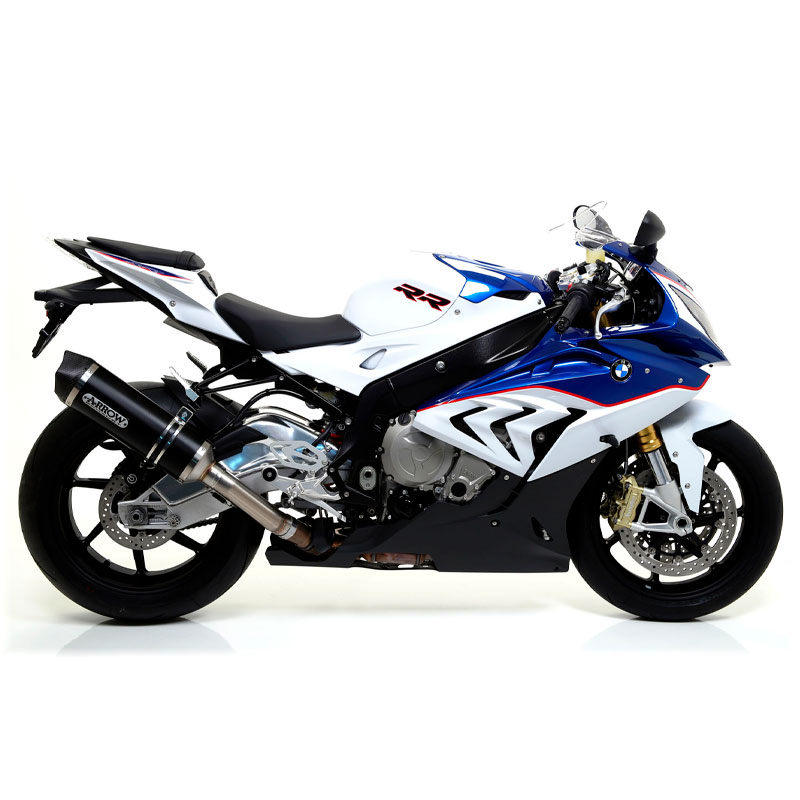 Escape Race-Tech aluminio Dark fondo carbono BMW S1000RR 2015-2016