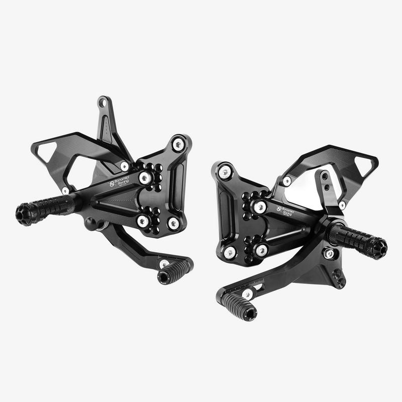 Estriberas regulables Kawasaki ZX-4R / ZX-4RR 2023-2025