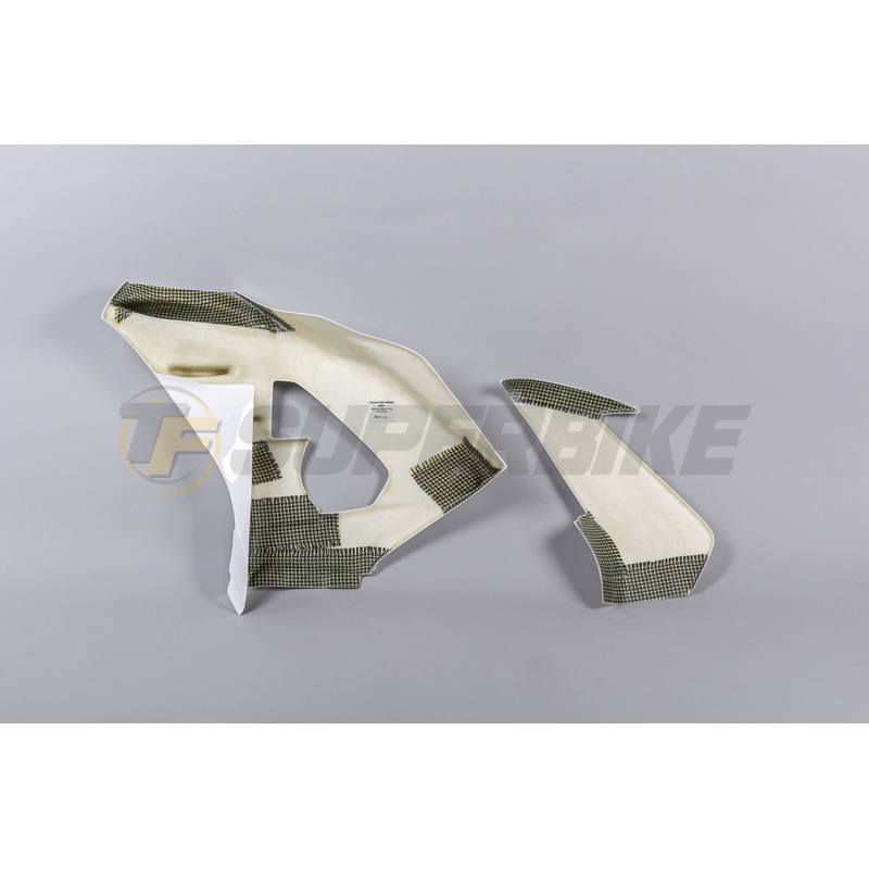 Lateral derecho con ala fibra de vidrio Honda CBR1000RR-R 2020-2023