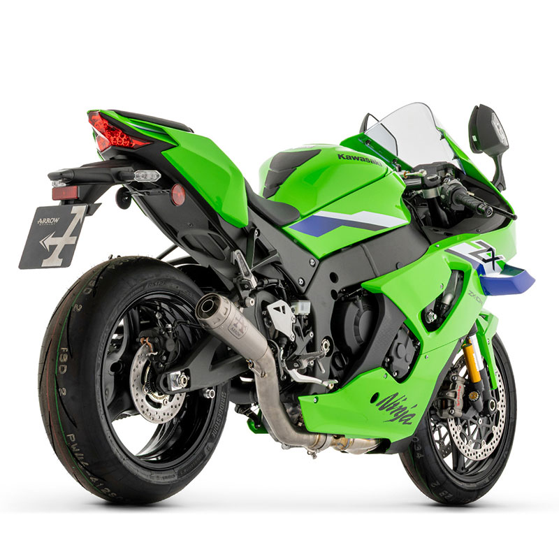 Medio sistema con escape Pro-Race titanio fondo red Kawasaki ZX-10R / ZX-10RR 2026