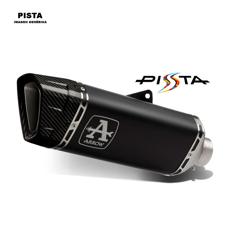 Kit completo con escape Pista aluminio Dark Yamaha YZF R7 2026