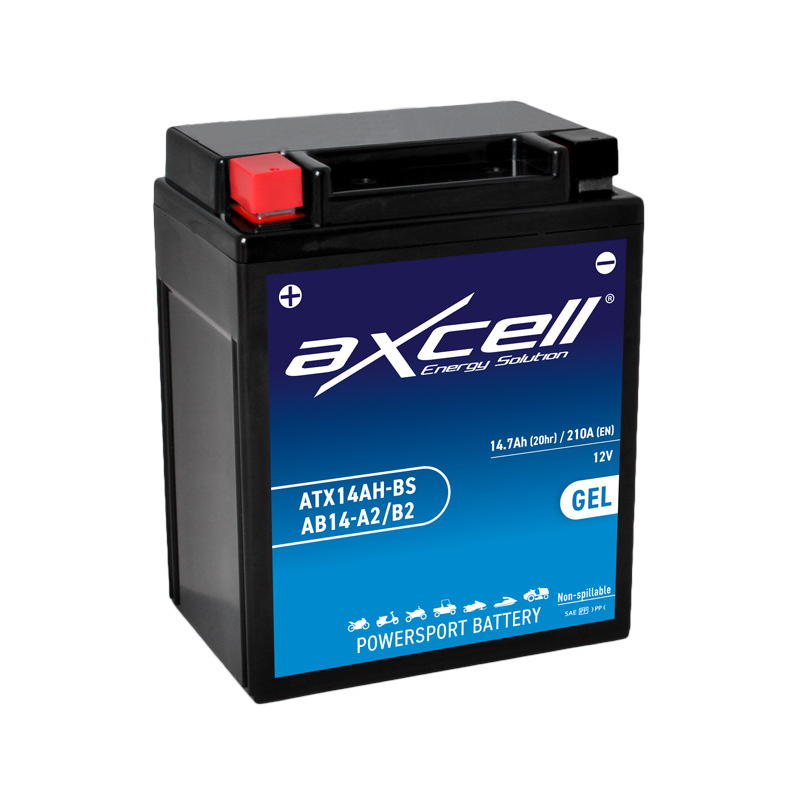 Batería moto GEL ATX14AH-BSAB14-A2B2