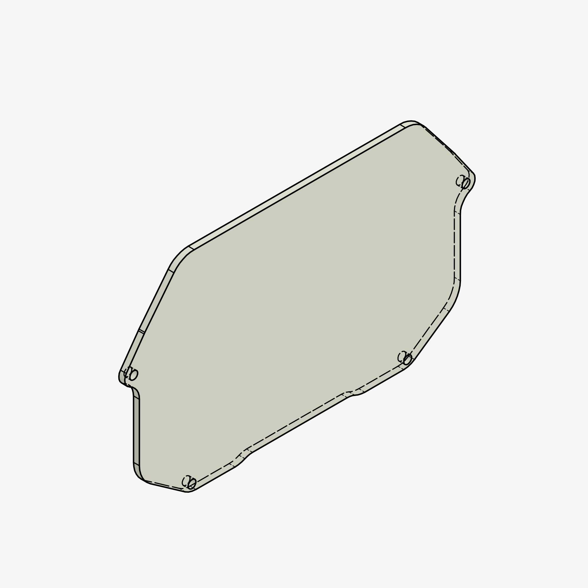 Metacrilato recambio para protector cuadro YZF R7 2021-2026