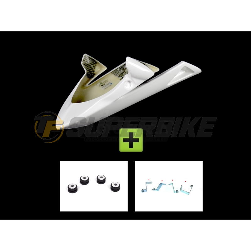 Quilla fibra de vidrio Kawasaki Z1000 2007-2009 con kit de montaje