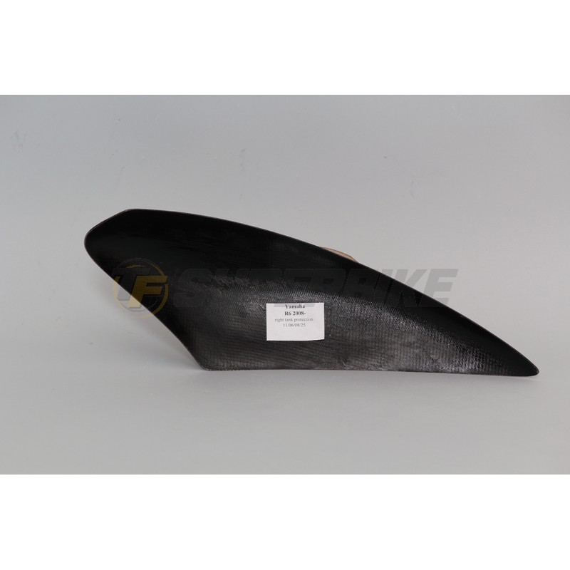 Protector depósito derecho Yamaha R6R 2008-2016 fibra de carbono